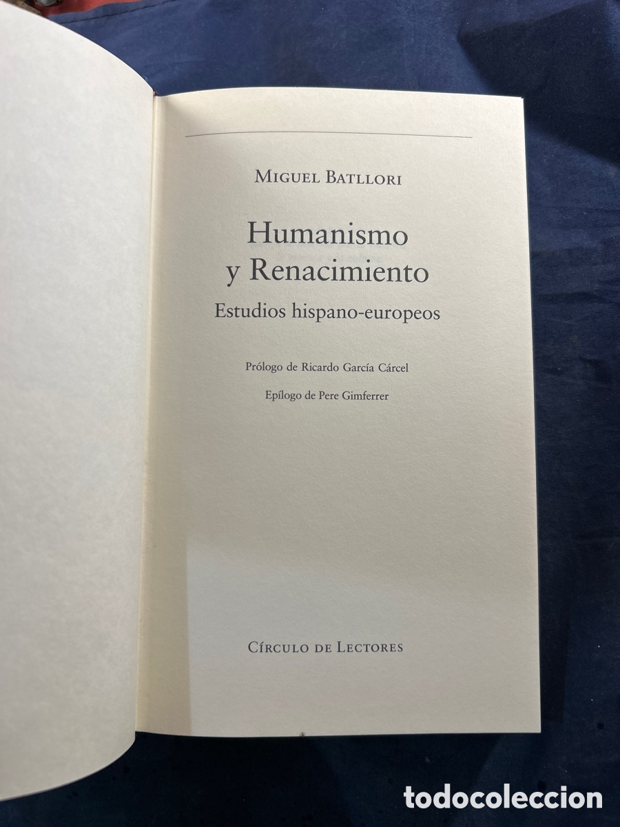 Libros de segunda mano: Humanismo y renacimiento - Foto 2