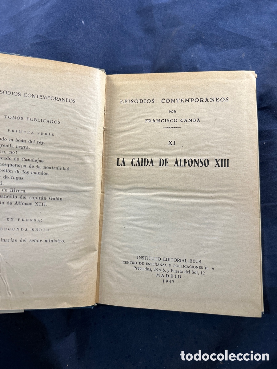 Libros de segunda mano: La ca&iacute;da de Alfonso XIII - Foto 2