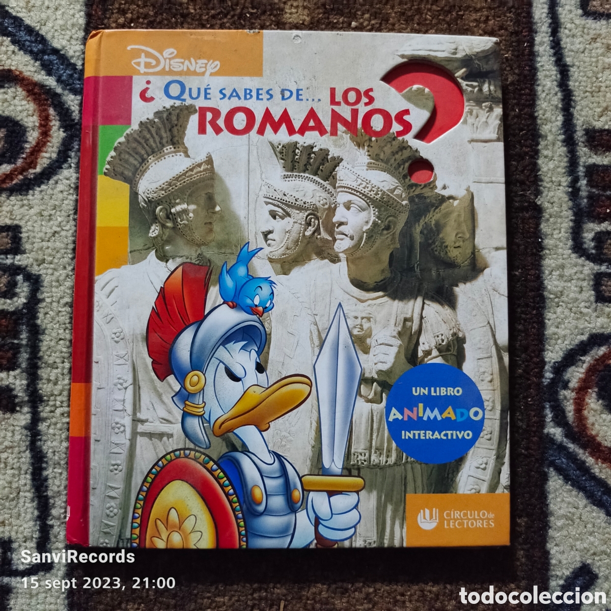 Libros de segunda mano: DISNEY &iquest;QUE SABES DE... LOS ROMANOS? (CIRCULO DE LECTORES) - Foto 1