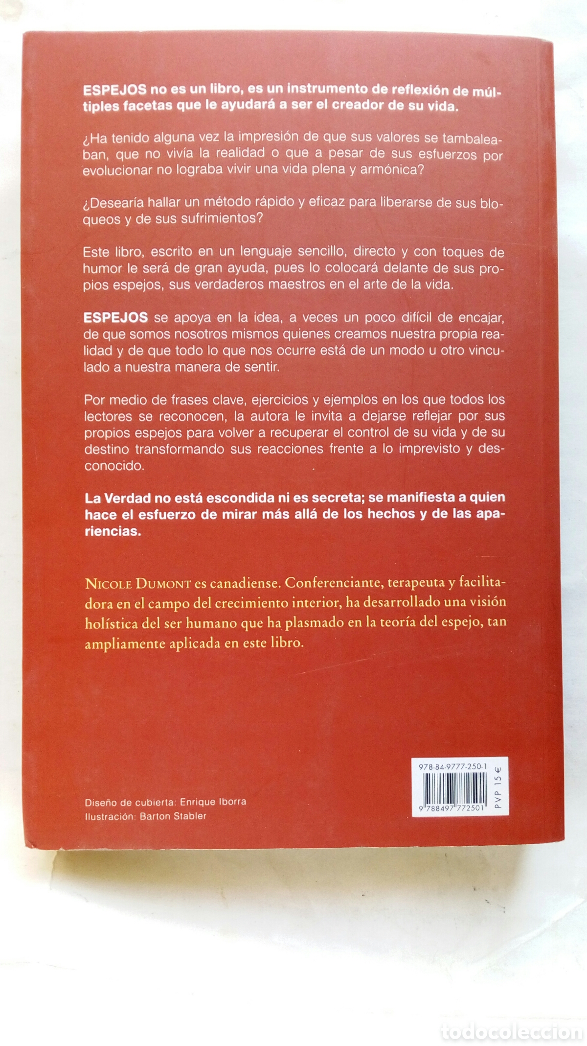 Libros de segunda mano: Espejos. Nicole Dumont. - Foto 2
