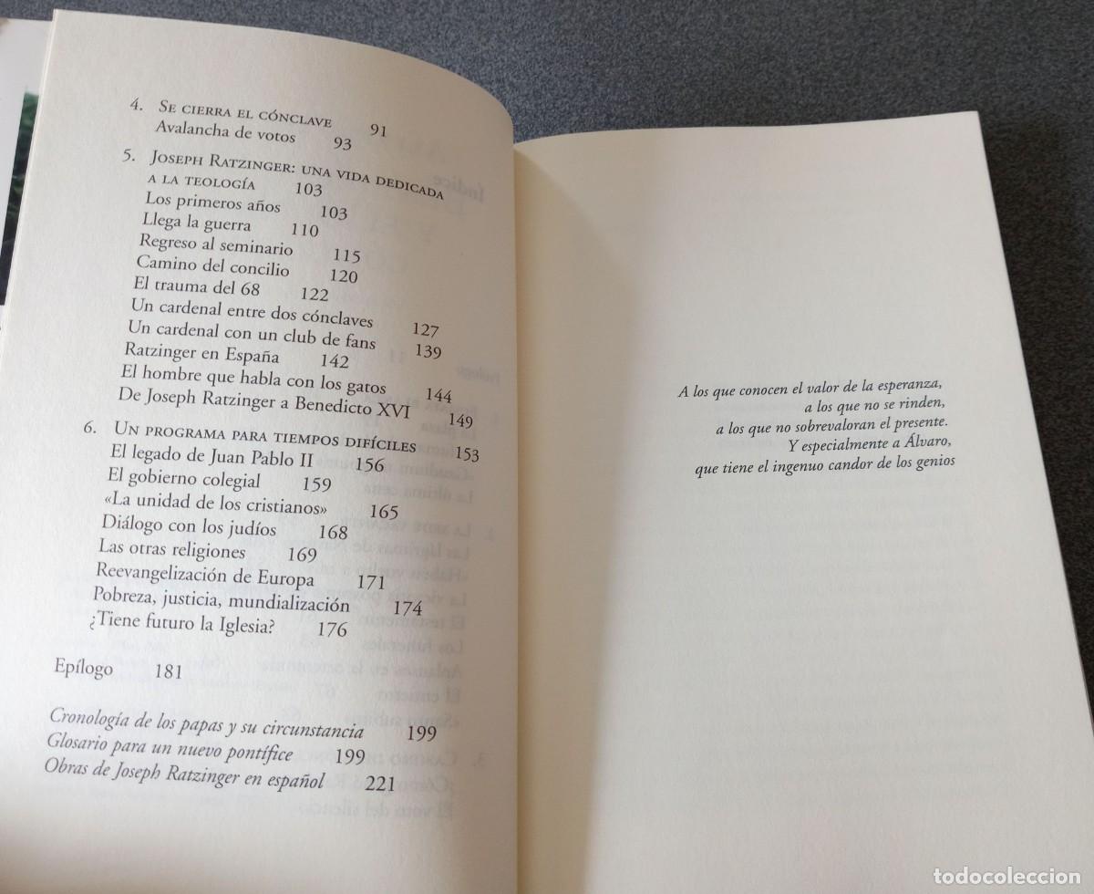 Libros de segunda mano: Benedicto XVI Y El &Uacute;ltimo C&oacute;nclave Alfredo Urdaci - Foto 5