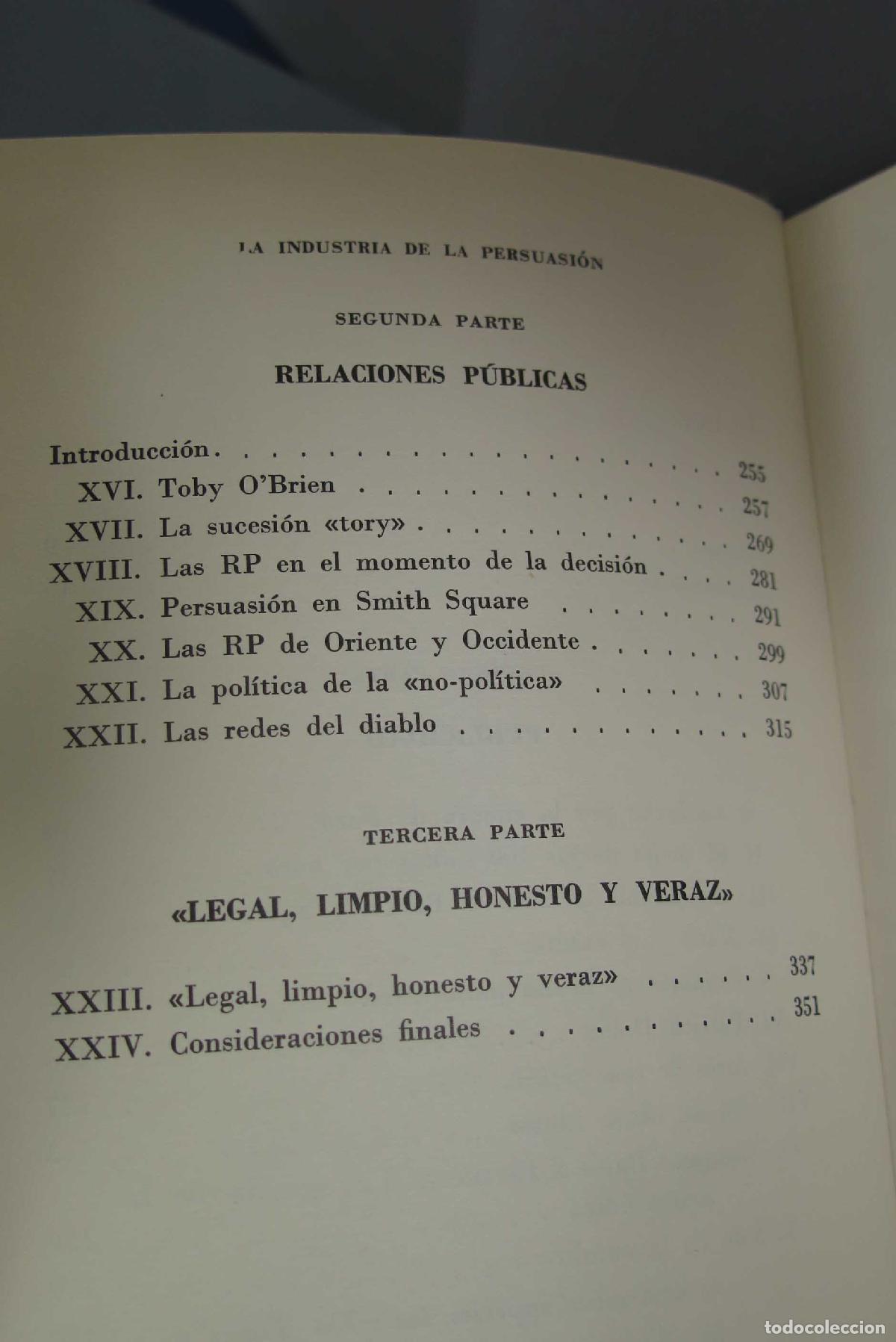 Libros de segunda mano: LA INDUSTRIA DE LA PERSUASI&Oacute;N. PEARSON - Foto 3