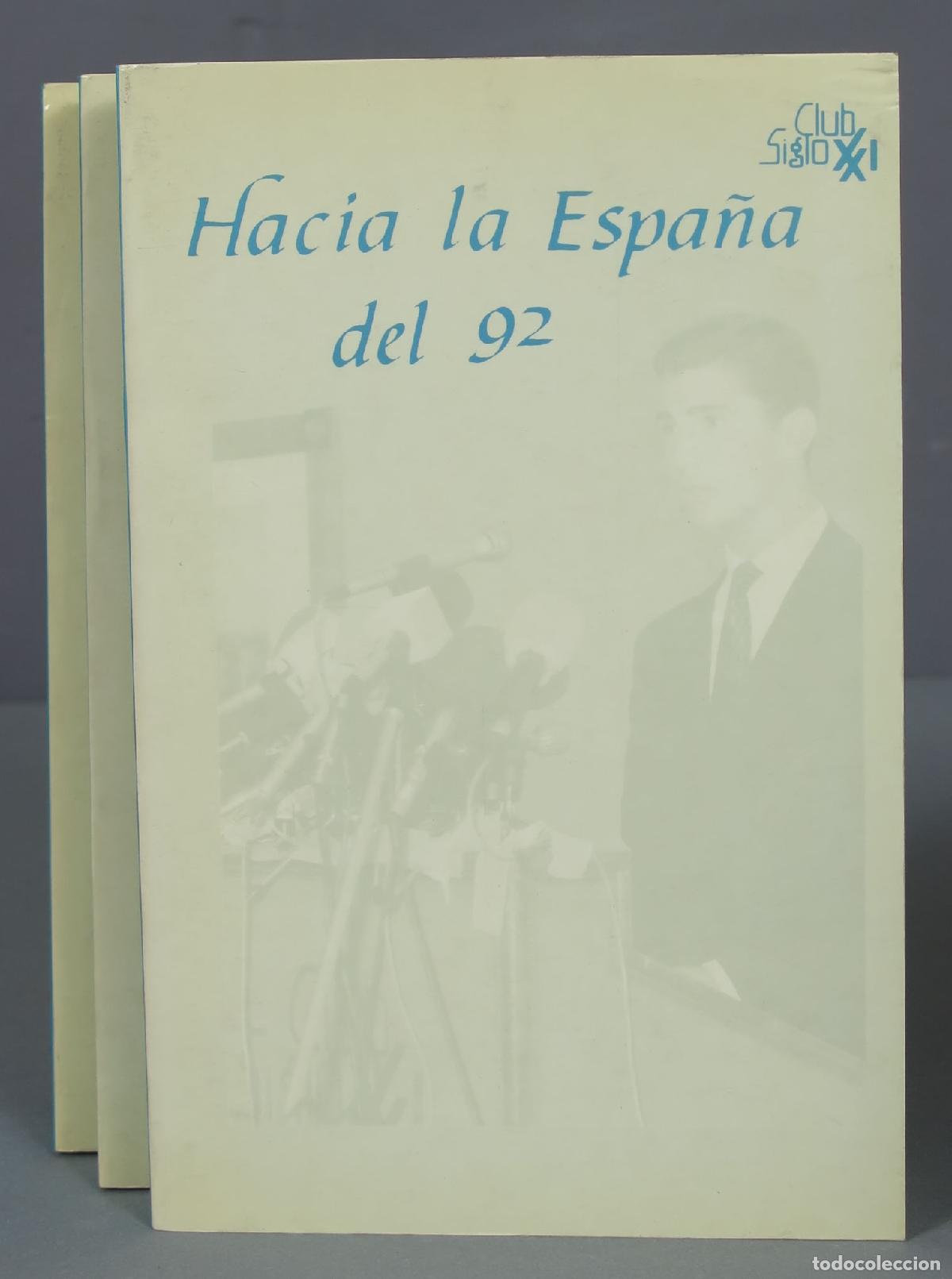 Libros de segunda mano: Hacia la Espa&ntilde;a del 92. 3 TOMOS - Foto 1