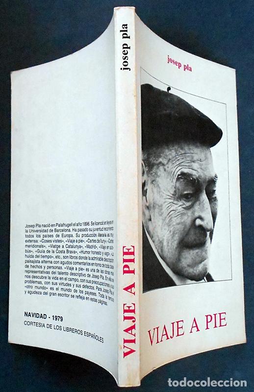 Libros de segunda mano: Viaje a pie - Josep Pla (1979) - Foto 3