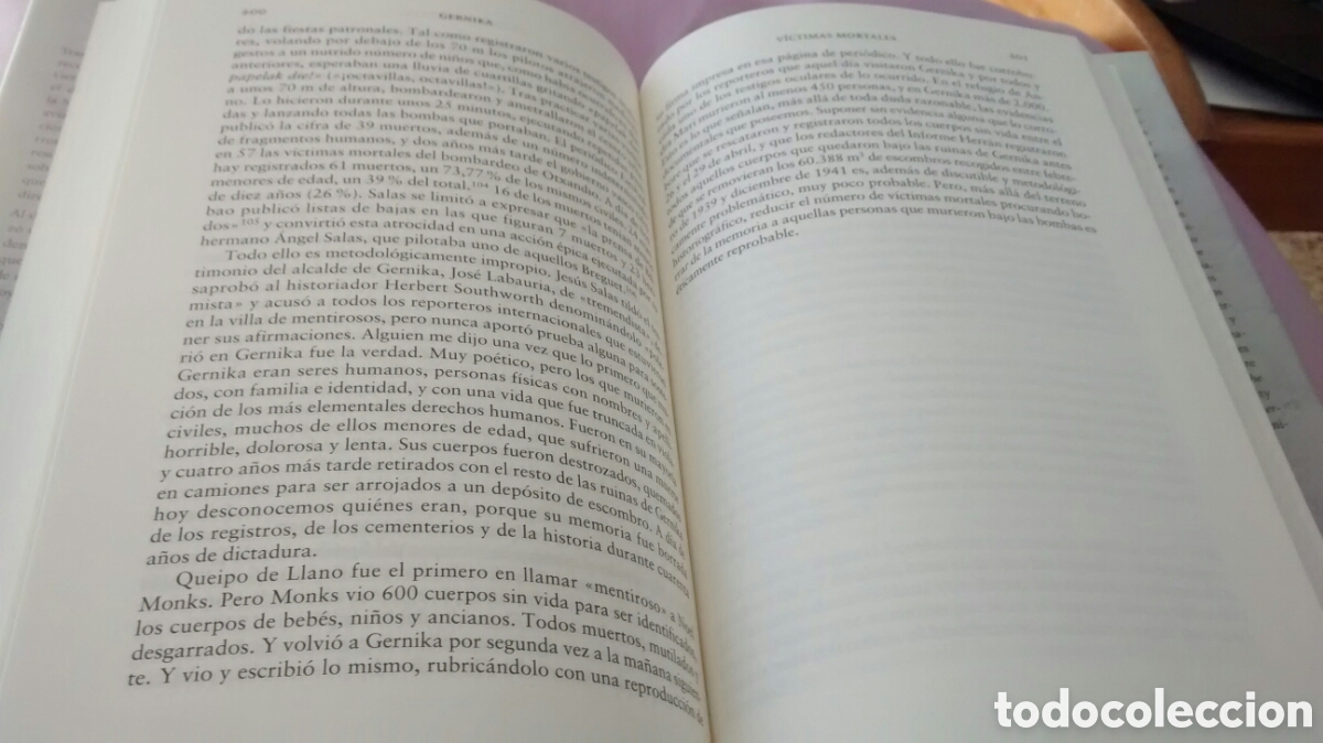 Libros de segunda mano: GERNIKA. 26 DE ABRIL DE 1937 DE XABIER IRUJO (CIRCULO DE LECTORES) - Foto 5