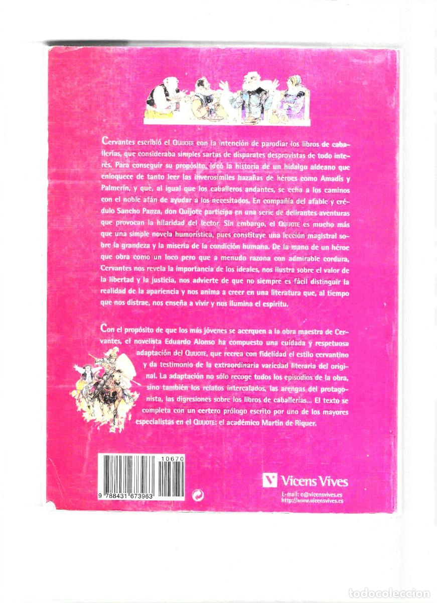 Libros de segunda mano: MIGUEL CERVANTES: DON QUIJOTE DE LA MANCHA - Foto 2