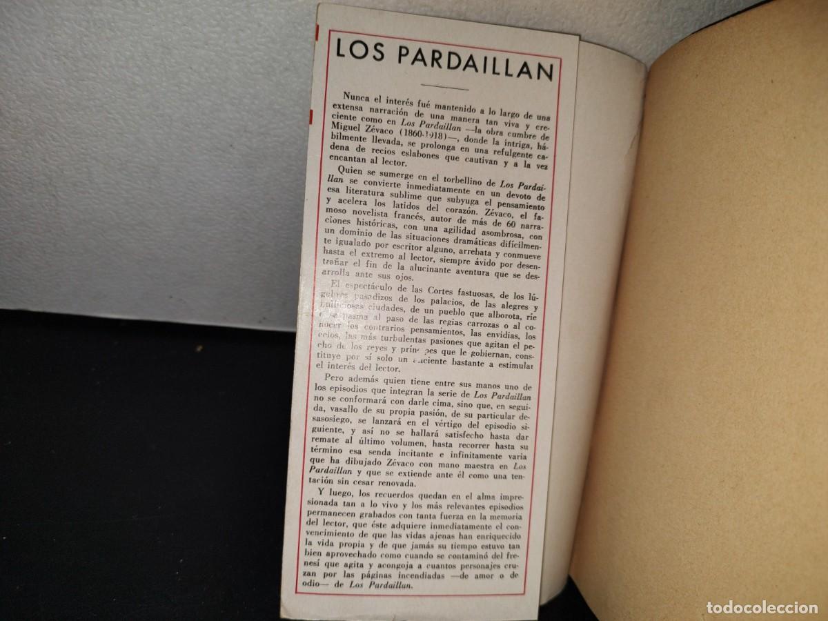Libros de segunda mano: 192- Los Pardaillan. En Las Garras Del Monstruo - Michel Zevaco - 50S - Foto 5