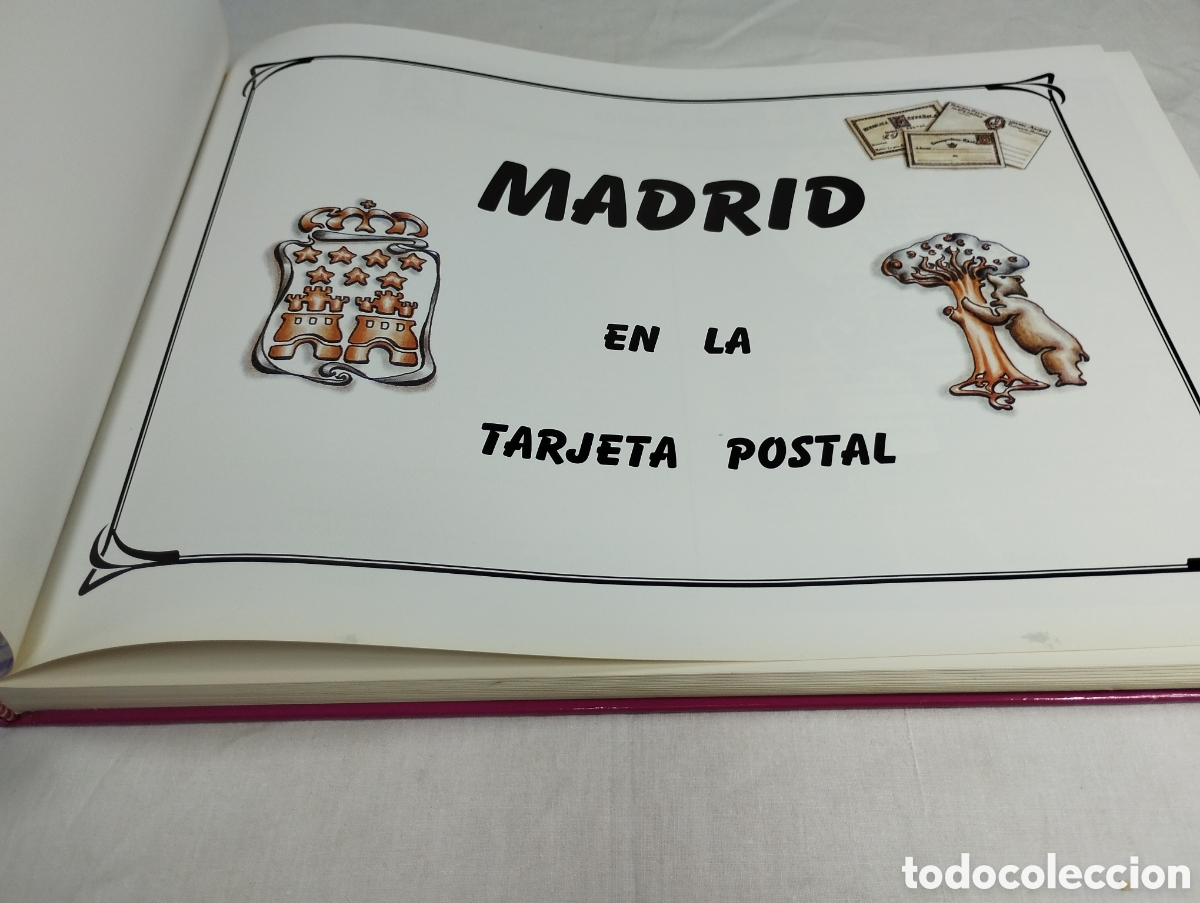 Libros de segunda mano: Madrid en la tarjeta postal. Editorial Santurtzi, 1996 - Foto 2