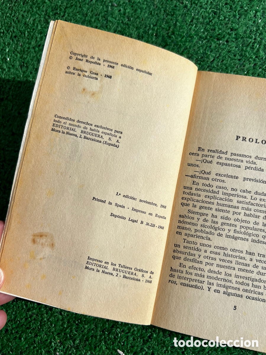 Libros de segunda mano: Interpretaci&oacute;n de los sue&ntilde;os editorial bruguera - Foto 4