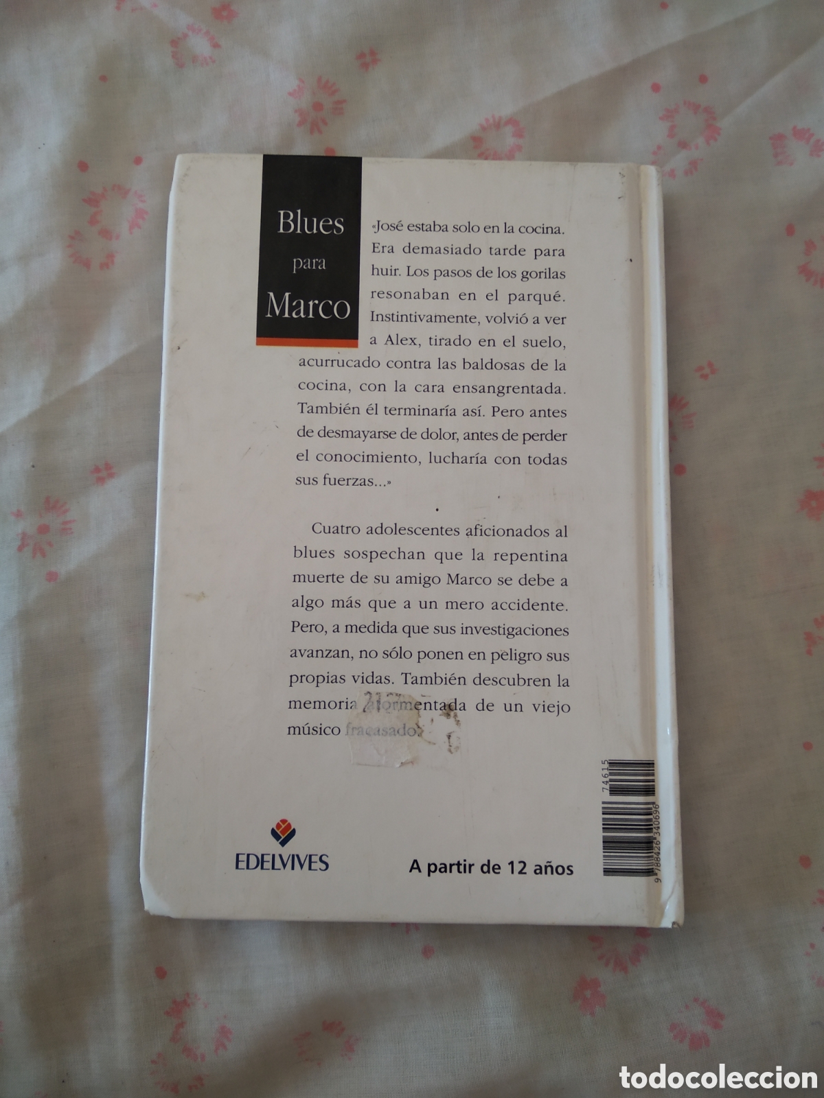 Libros de segunda mano: LIBRO BLUES PARA MARCO DE OLIVIER LECRIVAIN EDITORIAL EDELVIVES - Foto 2
