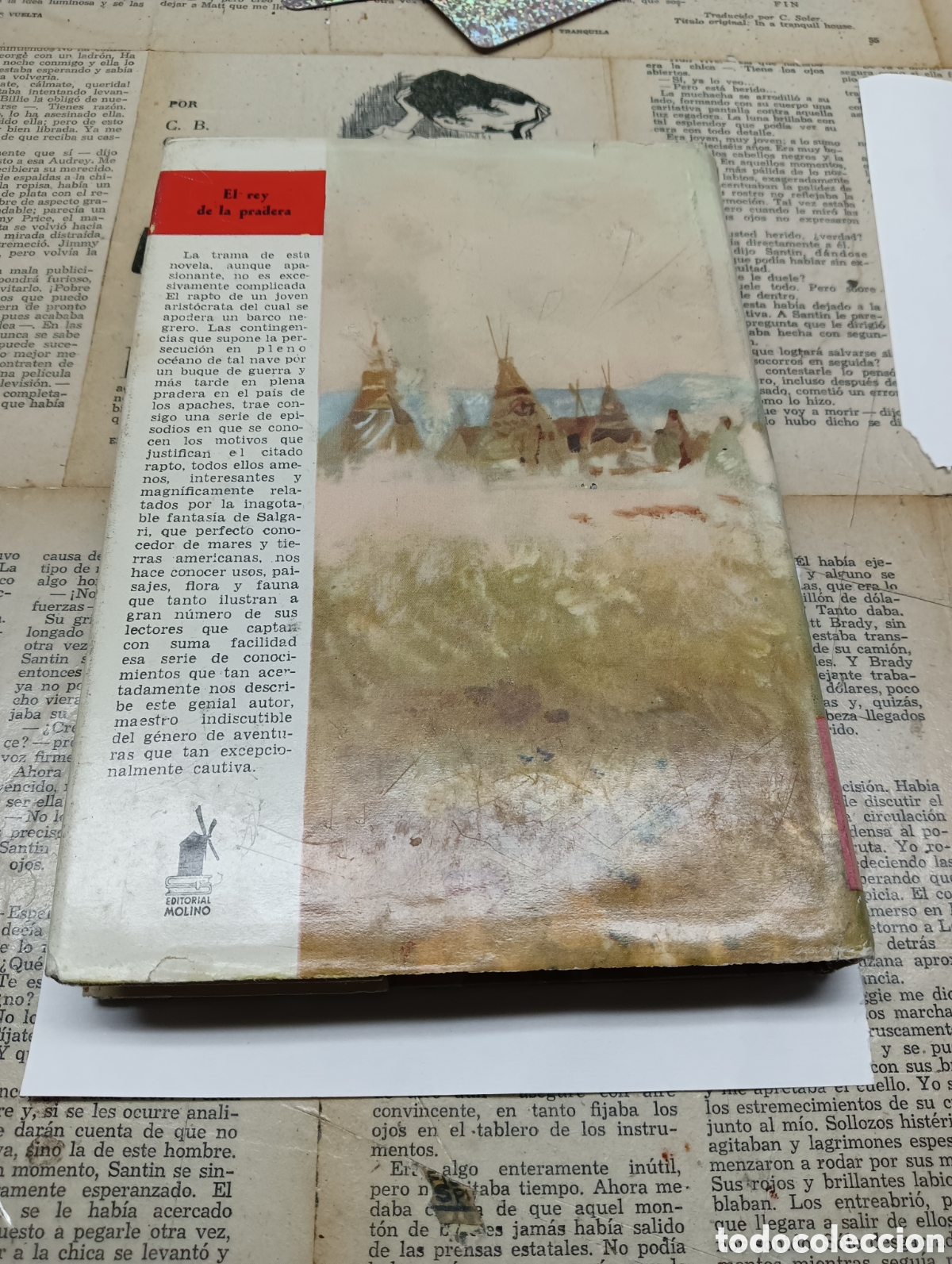 Libros de segunda mano: El Rey de la pradera 44 . Editorial Molino - Foto 2