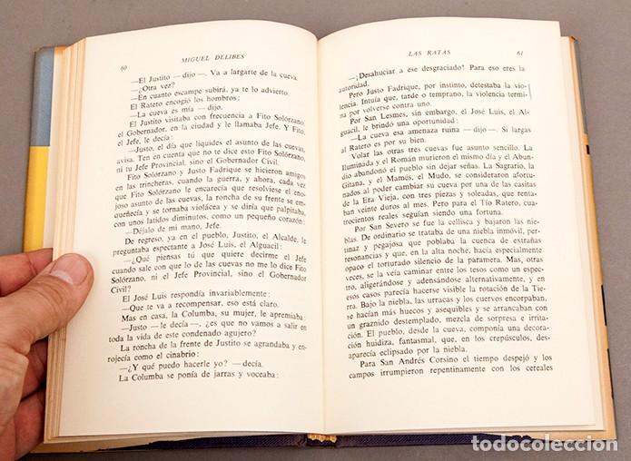 Libros de segunda mano: MIGUEL DELIBES - LAS RATAS - 1&ordf; EDICI&Oacute;N DE 1962 - Foto 8