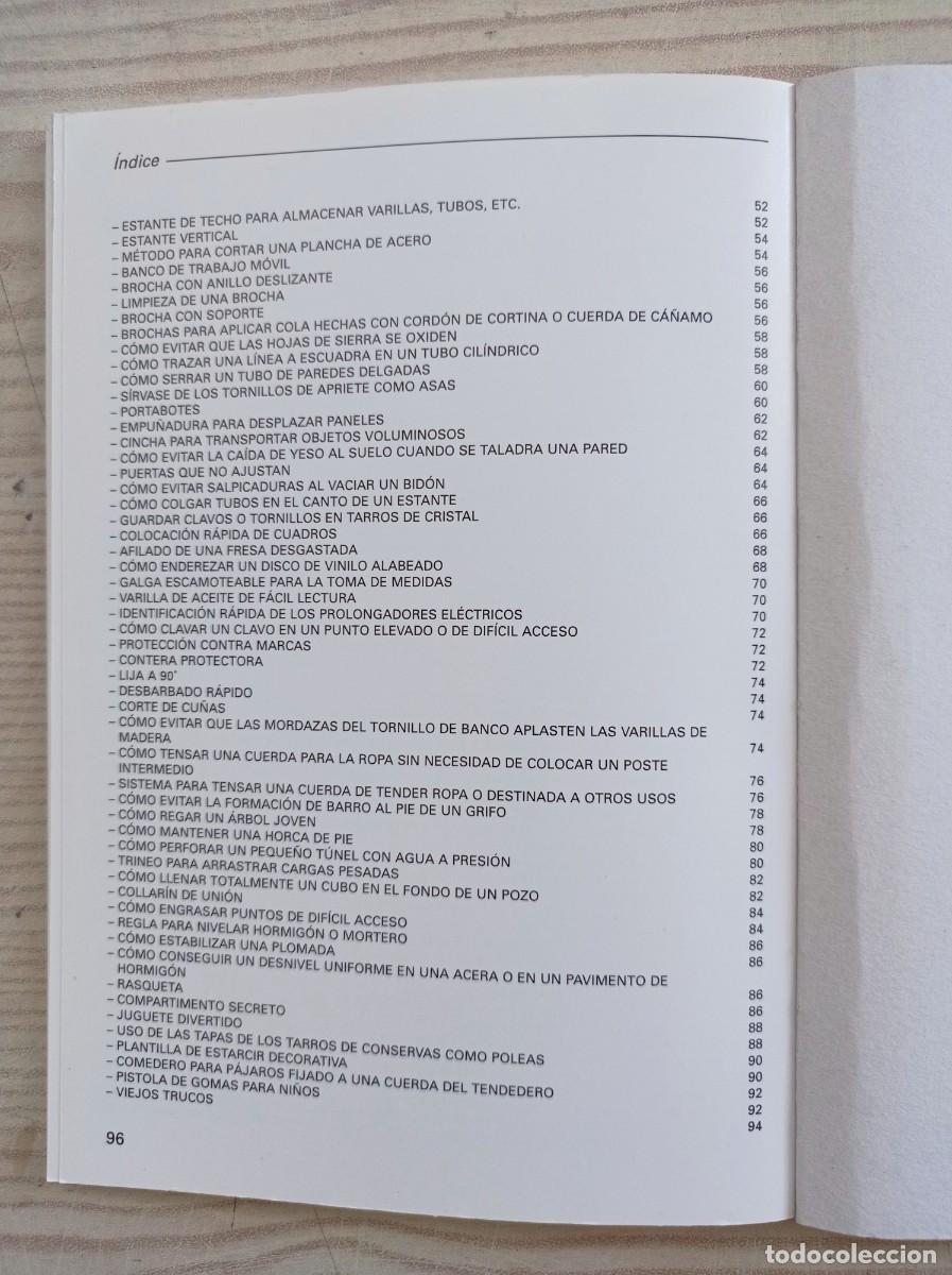 Libros de segunda mano: Trucos De Bricolaje - Materiales - Tecnicas - Ejemplos Practicos - Susaeta - Foto 6