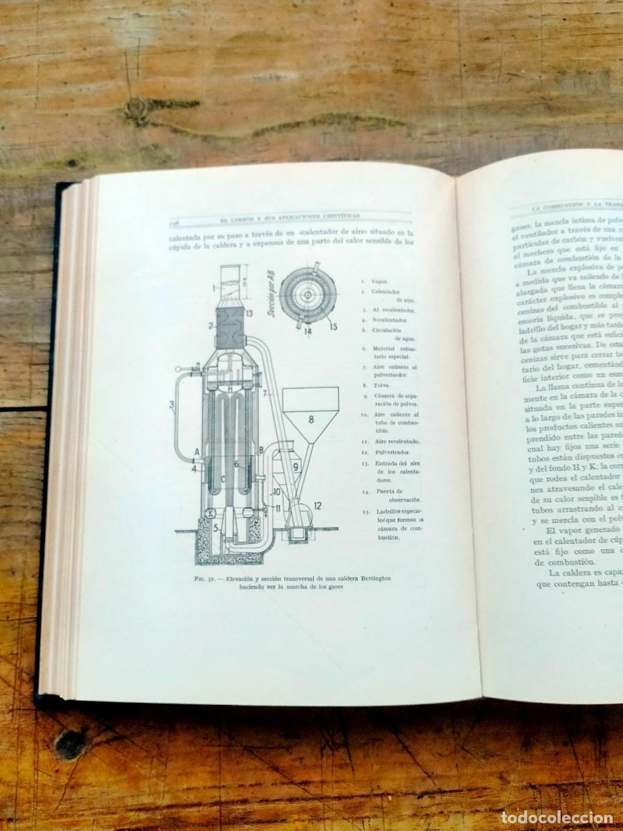 Libros de segunda mano: El carb&oacute;n y sus aplicaciones cient&iacute;ficas. Leer descripci&oacute;n. - Foto 6