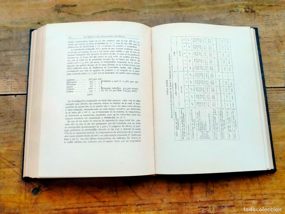 Libros de segunda mano: El carb&oacute;n y sus aplicaciones cient&iacute;ficas. Leer descripci&oacute;n. - Foto 7