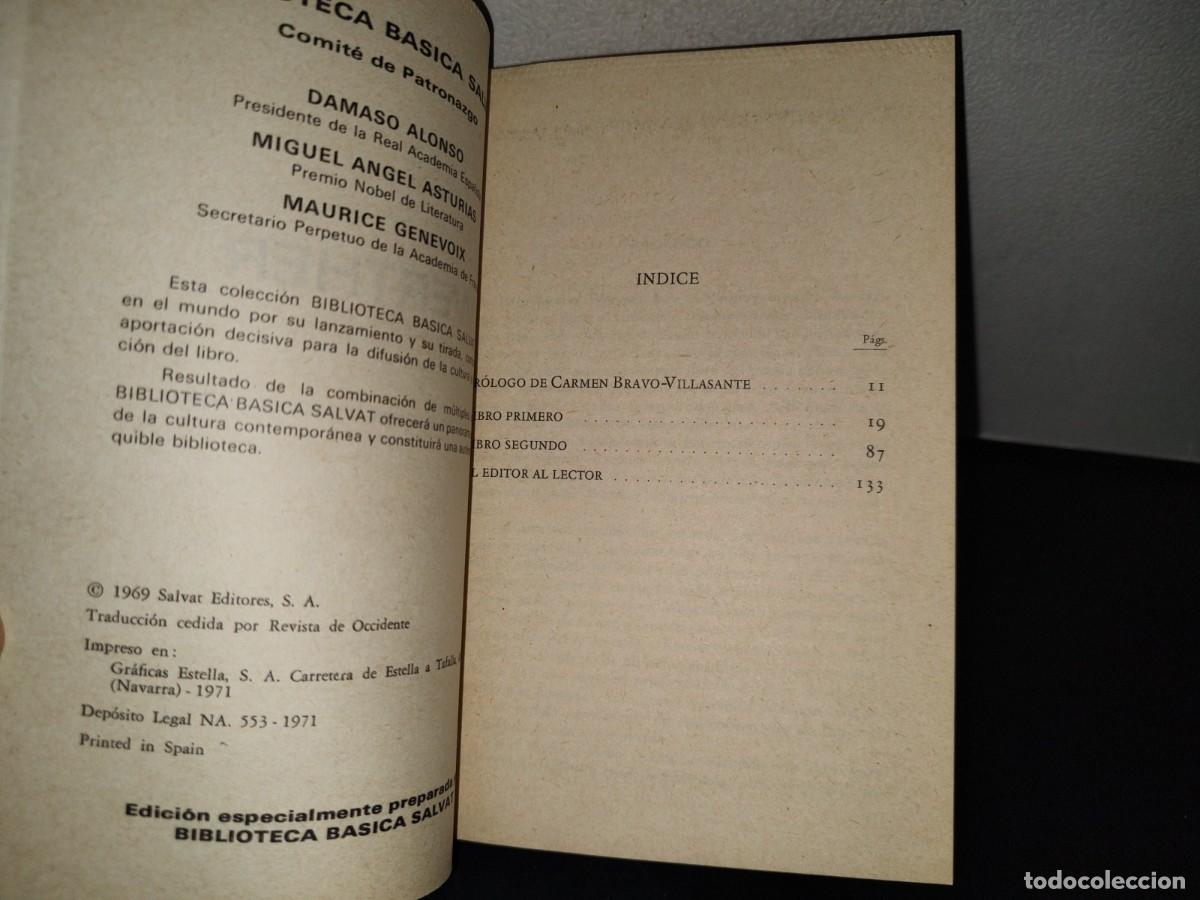 Libros de segunda mano: 76- WERTHER - GOETHE - BIBLIOTECA B&Aacute;SICA SALVAT - 1971 - Foto 4