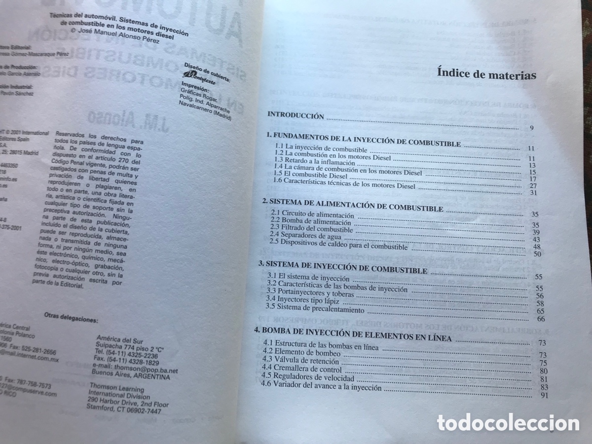 Libros de segunda mano: T&eacute;cnicas del autom&oacute;vil. Dos libros. J. N. Alonso. Paraninfo - Foto 4
