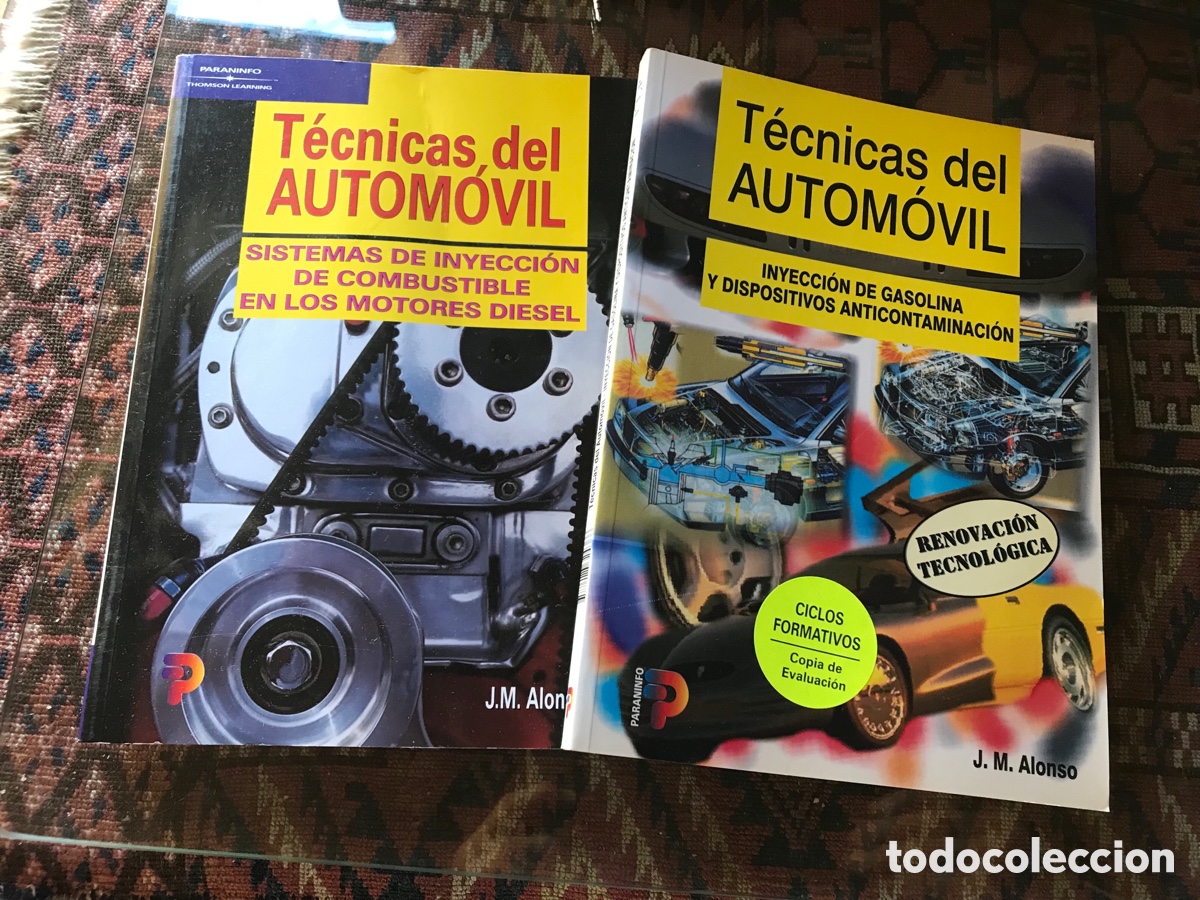 Libros de segunda mano: T&eacute;cnicas del autom&oacute;vil. Dos libros. J. N. Alonso. Paraninfo - Foto 1