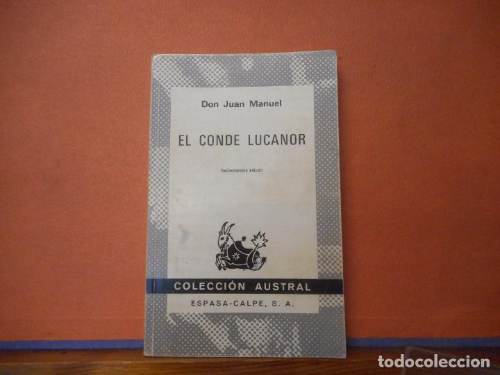 Libros de segunda mano: EL CONDE LUCANOR. DON JUAN MANUEL. - Foto 1