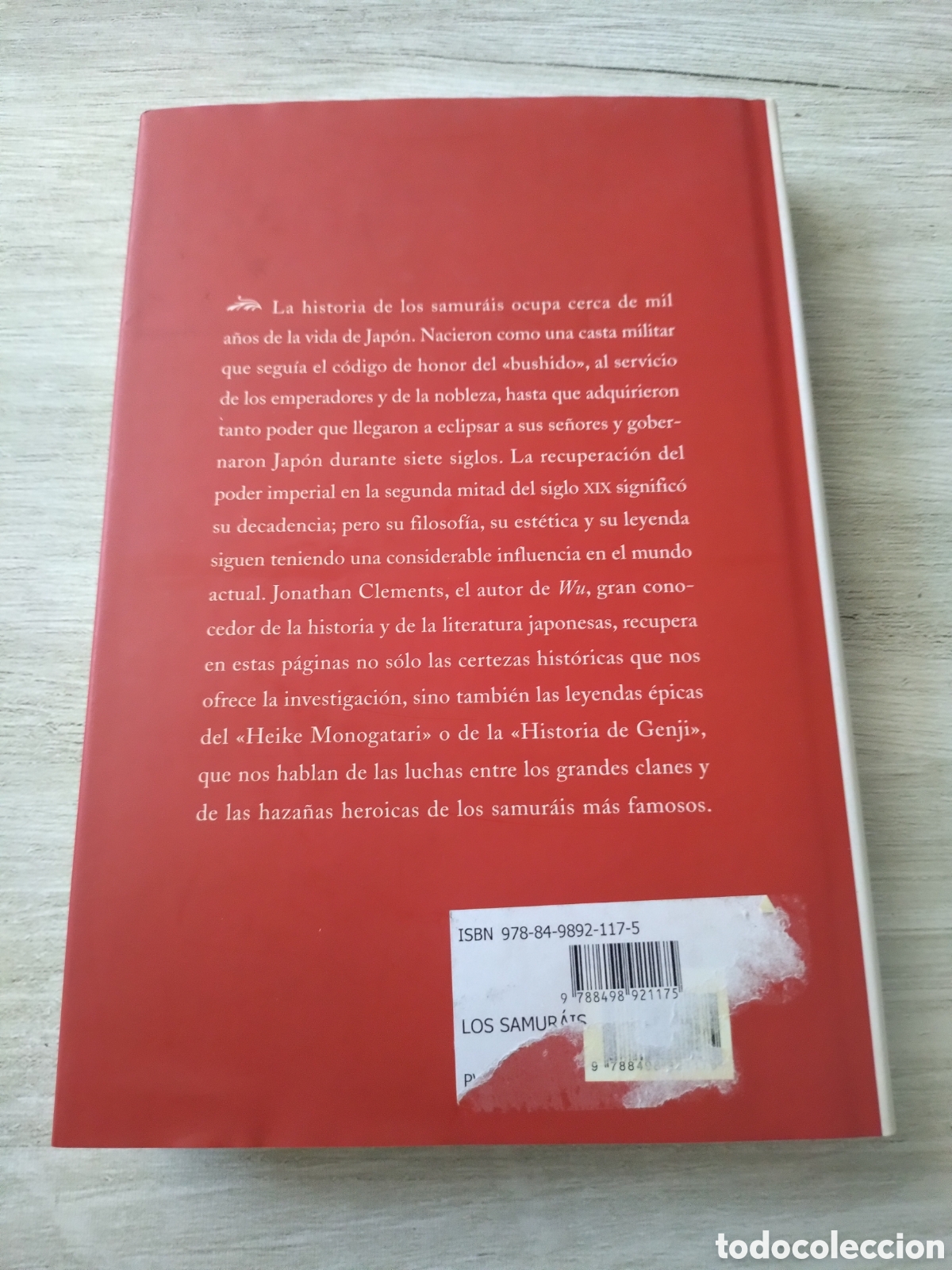 Libros de segunda mano: Los samur&aacute;is. Jonathan Clements. - Foto 2