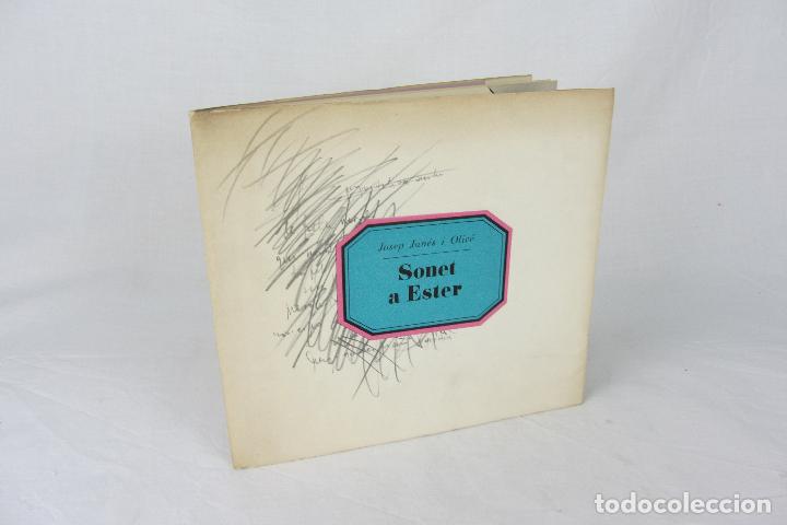 Libros de segunda mano: [Catal&aacute;n] Sonet a Ester &ndash; Josep Jan&eacute;s i Oliv&eacute; - 1977 - Foto 1