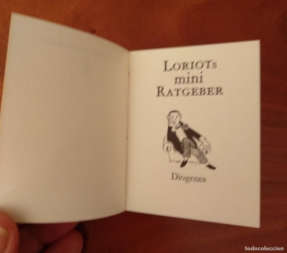 Libros de segunda mano: LORIOT , mini Ratgeber. Edit. DIOGENES, minillibre - Foto 3