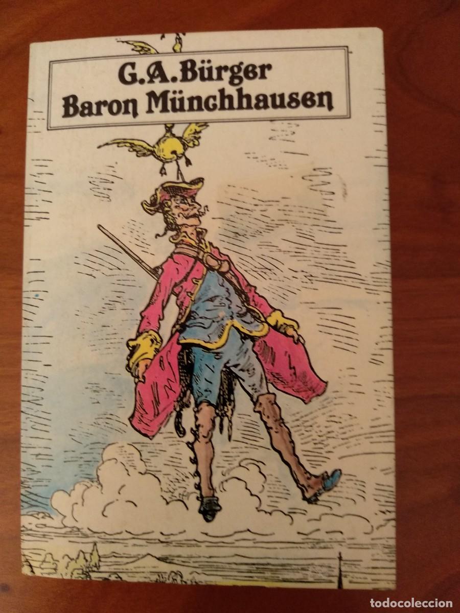 Libros de segunda mano: G.A. B&Uuml;RGER, BARON M&Uuml;NGHAUSEN. Mini libro - Foto 3