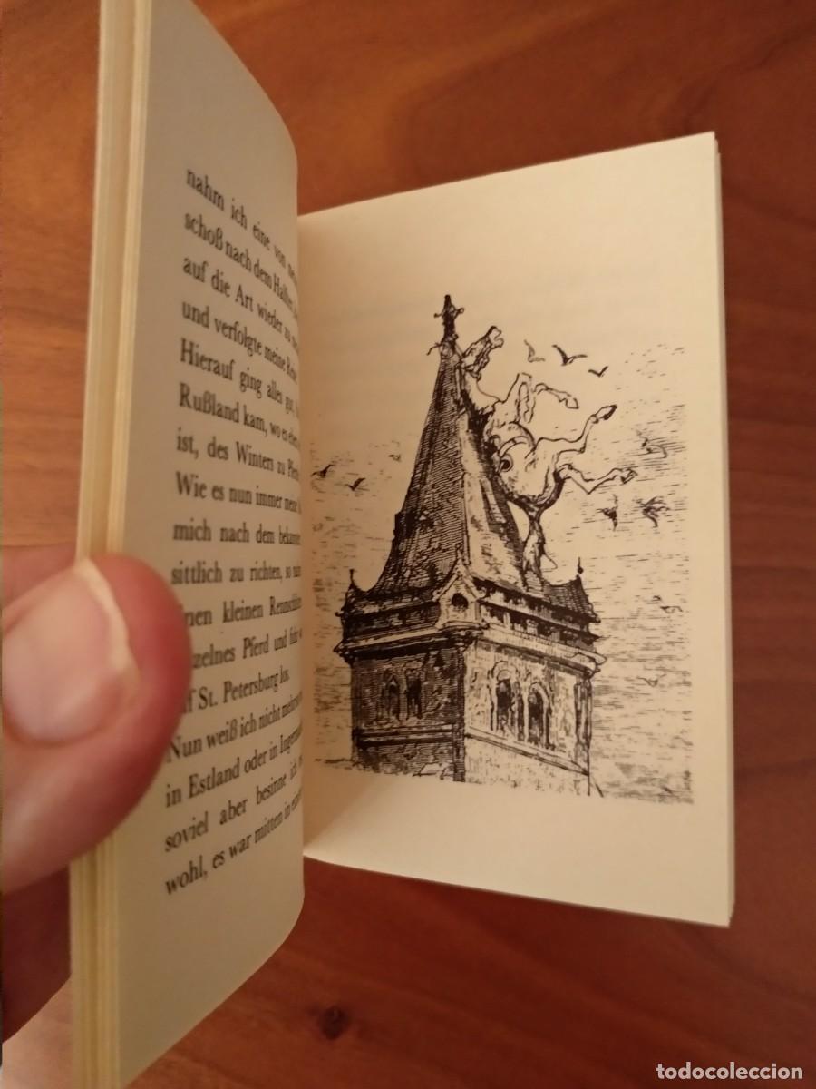 Libros de segunda mano: G.A. B&Uuml;RGER, BARON M&Uuml;NGHAUSEN. Mini libro - Foto 4