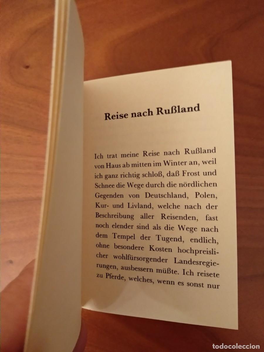 Libros de segunda mano: G.A. B&Uuml;RGER, BARON M&Uuml;NGHAUSEN. Mini libro - Foto 5