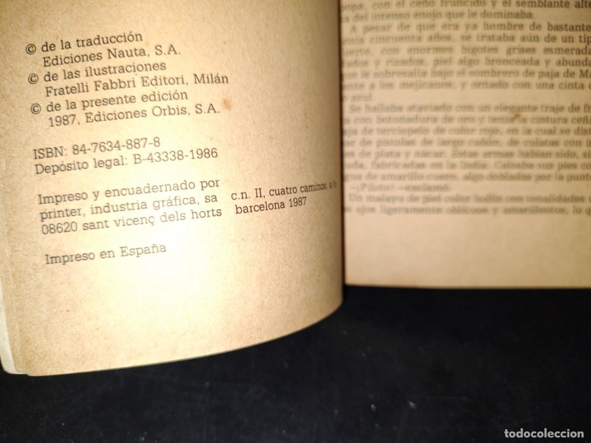 Libros de segunda mano: 76- &rdquo;EL REY DEL MAR&rdquo; - EMILIO SALGARI - EDICIONES ORBIS, S. A. - 1986 - Foto 4