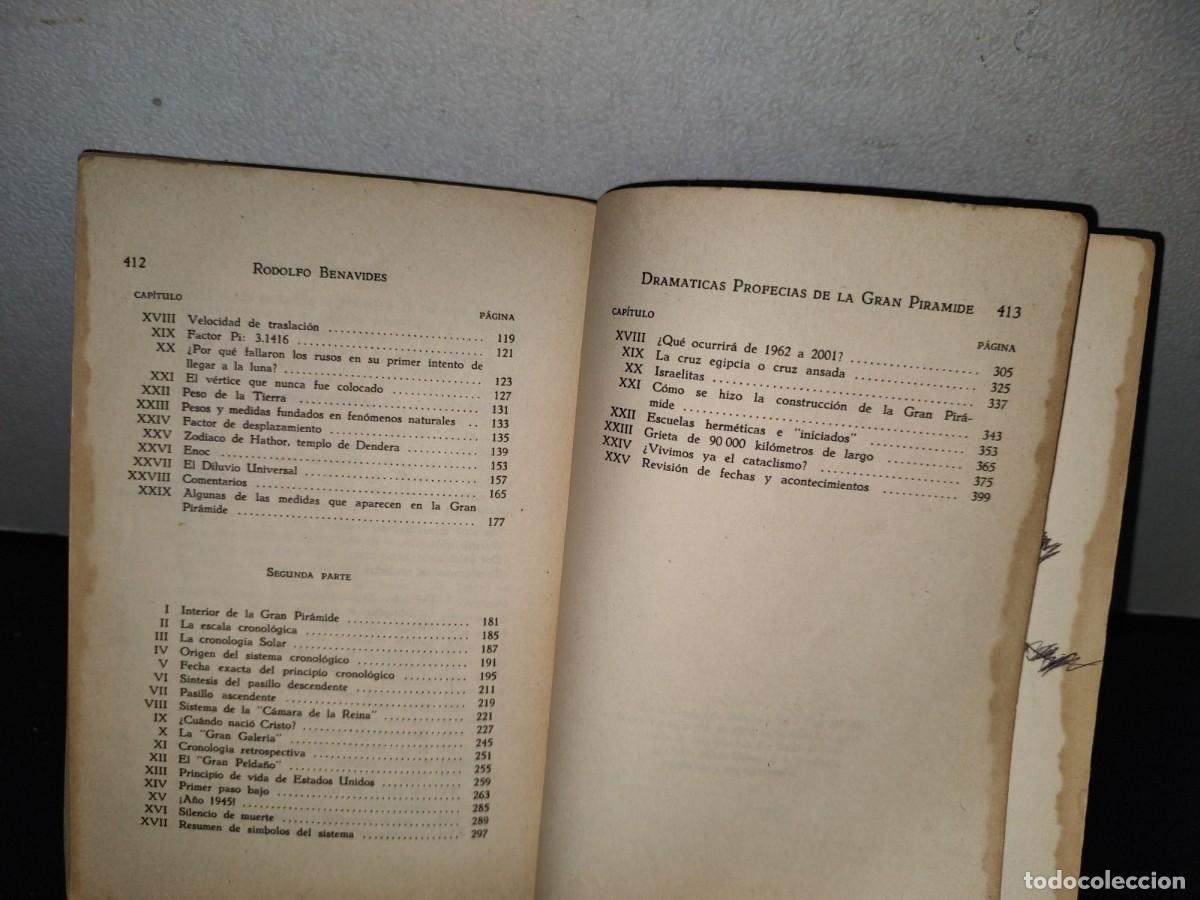 Libros de segunda mano: 76- DRAM&Aacute;TICAS PROFEC&Iacute;AS DE LA GRAN PIR&Aacute;MIDE - RODOLFO BENAVIDES - Foto 9