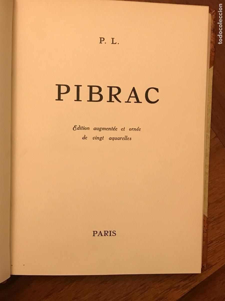 Libros de segunda mano: P.L. Pibrac. Par&iacute;s. Libro er&oacute;tico. ejemplar 119/250. - Foto 4