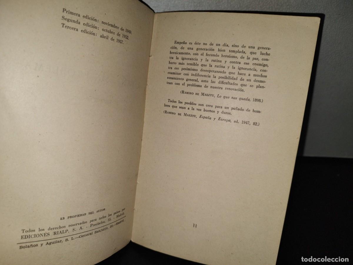 Libros de segunda mano: 76- ESPA&Ntilde;A, SIN PROBLEMA - RAFAEL CALVO SERER - 1957 - Foto 5