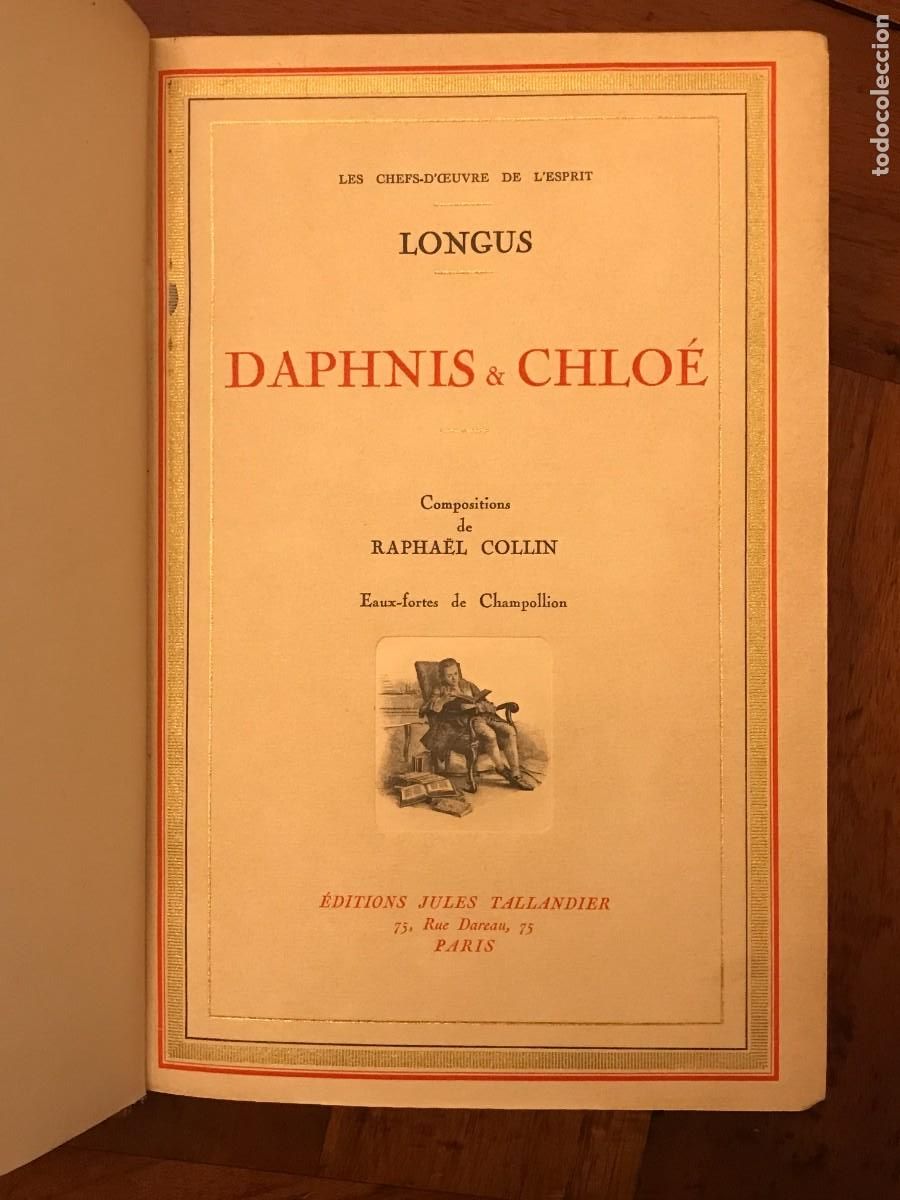 Libros de segunda mano: Longus. Daphnis & Chlo&eacute;. Par&iacute;s. Libro er&oacute;tico. - Foto 4