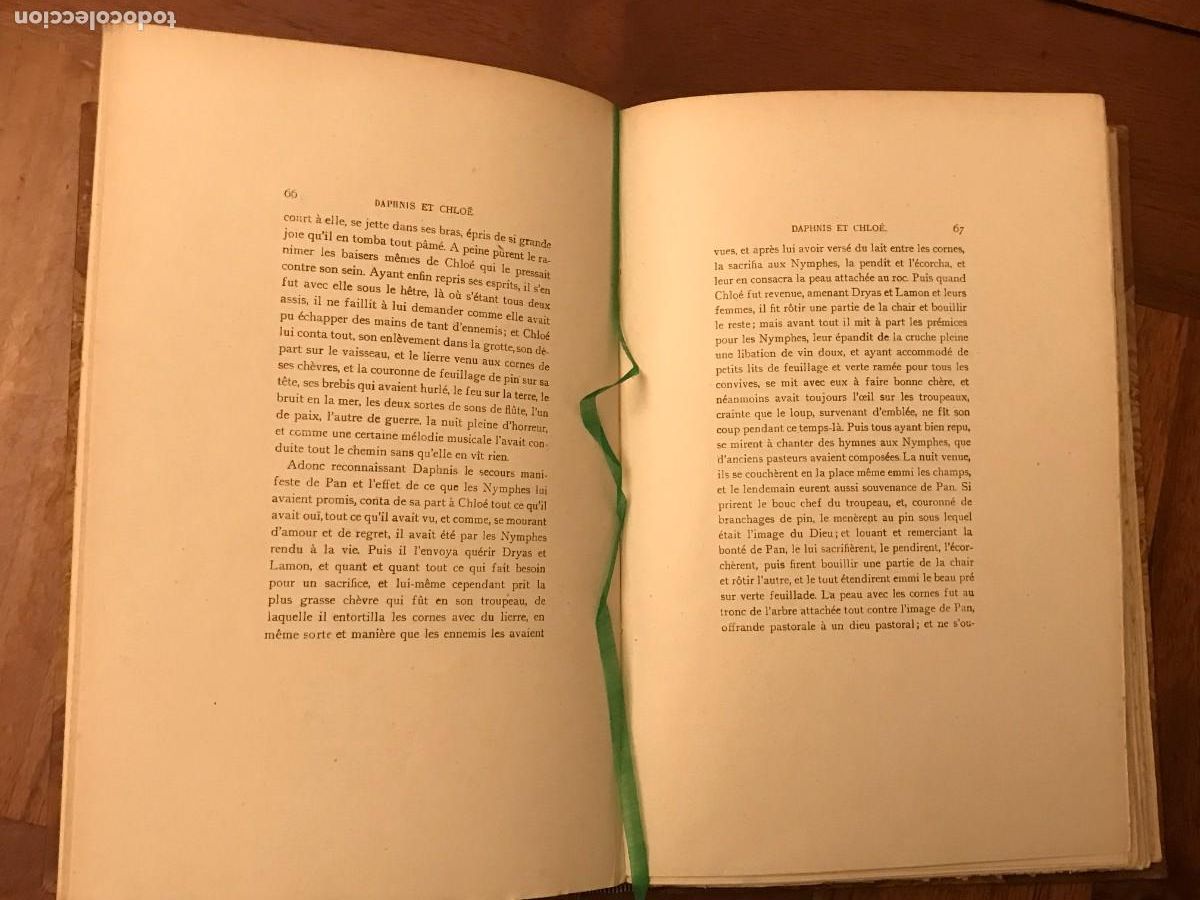 Libros de segunda mano: Longus. Daphnis & Chlo&eacute;. Par&iacute;s. Libro er&oacute;tico. - Foto 9