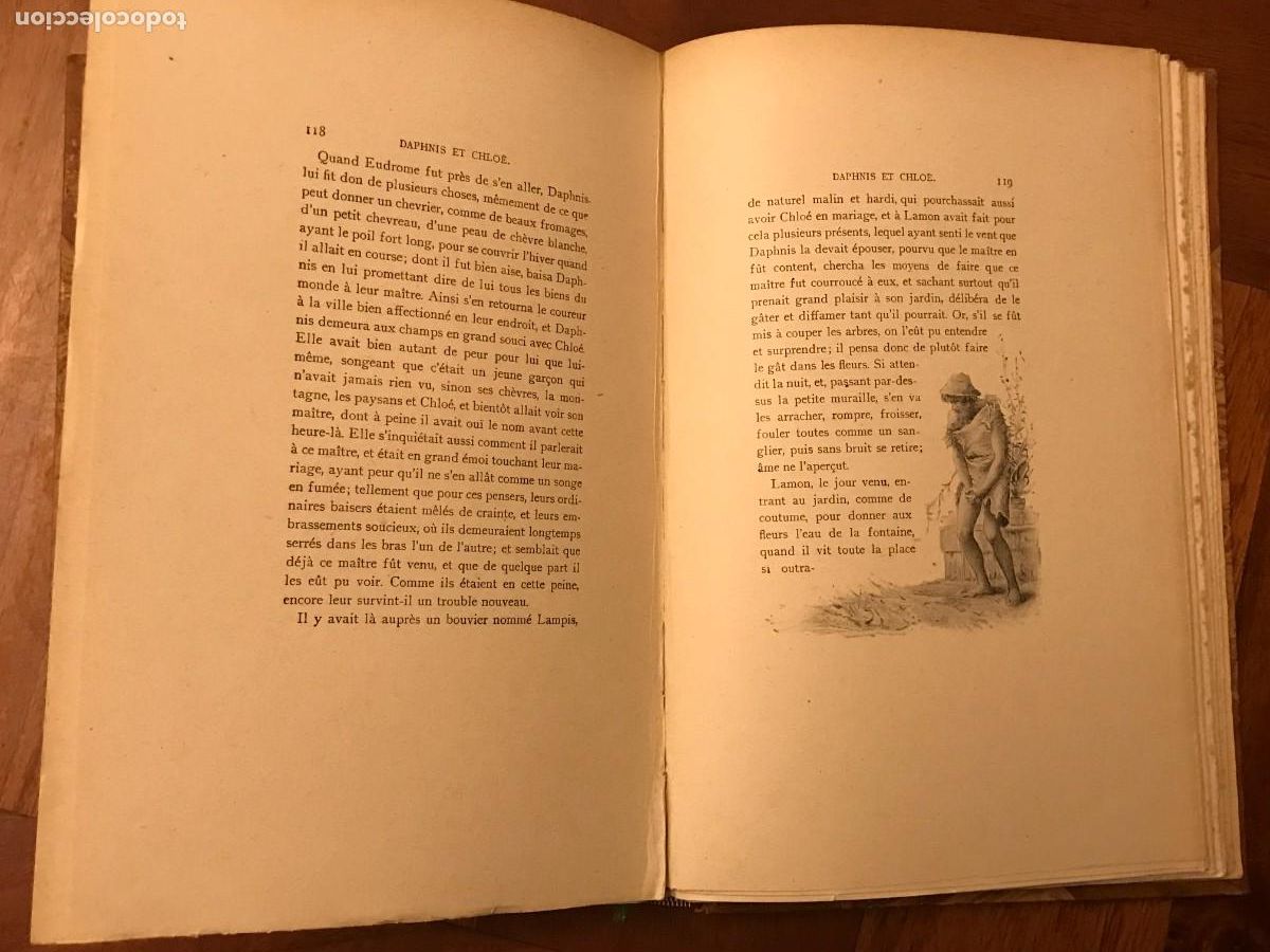Libros de segunda mano: Longus. Daphnis & Chlo&eacute;. Par&iacute;s. Libro er&oacute;tico. - Foto 11