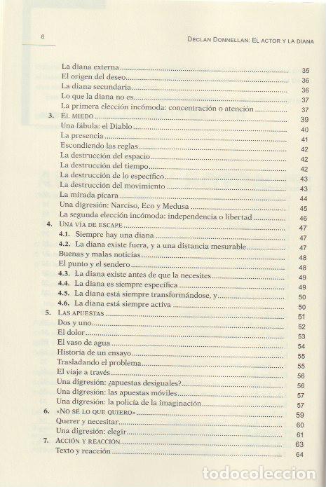 Libros de segunda mano: * TEATRO * INTERPRETACI&Oacute;N * El actor y la diana / Declan Donnellan - Foto 4