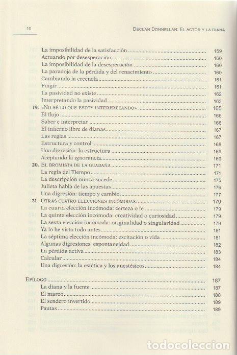 Libros de segunda mano: * TEATRO * INTERPRETACI&Oacute;N * El actor y la diana / Declan Donnellan - Foto 8