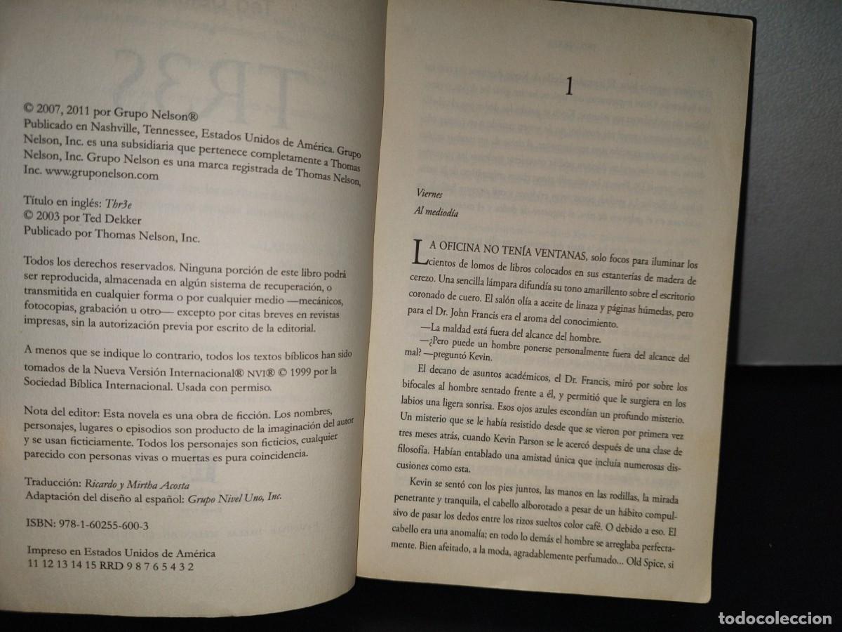 Libros de segunda mano: 76- TR3S - TED DEKKER - 2007 - Foto 5
