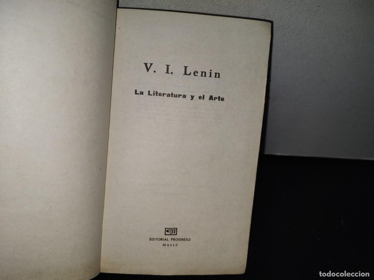 Libros de segunda mano: 76- V. I. LENIN. LA LITERATURA Y EL ARTE - EDITORIAL PROGRESO, MOSC&Uacute; - 1976 - Foto 3