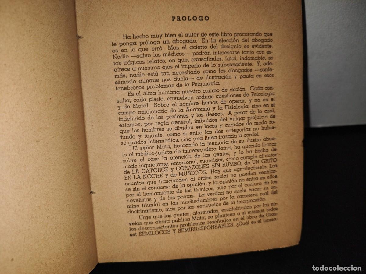 Libros de segunda mano: 76- IRRESPONSABLES - PEDRO MATA - M&Eacute;XICO, D. F. 1945 - Foto 5