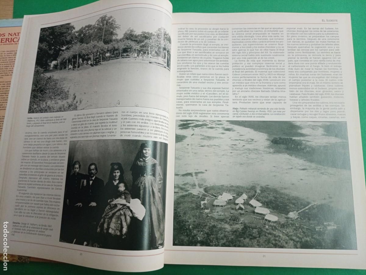 Libros de segunda mano: Antiguo libro LOS NATIVOS AMERICANOS. Indios. Madrid 1992. - Foto 5