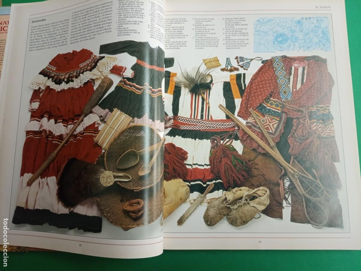 Libros de segunda mano: Antiguo libro LOS NATIVOS AMERICANOS. Indios. Madrid 1992. - Foto 8