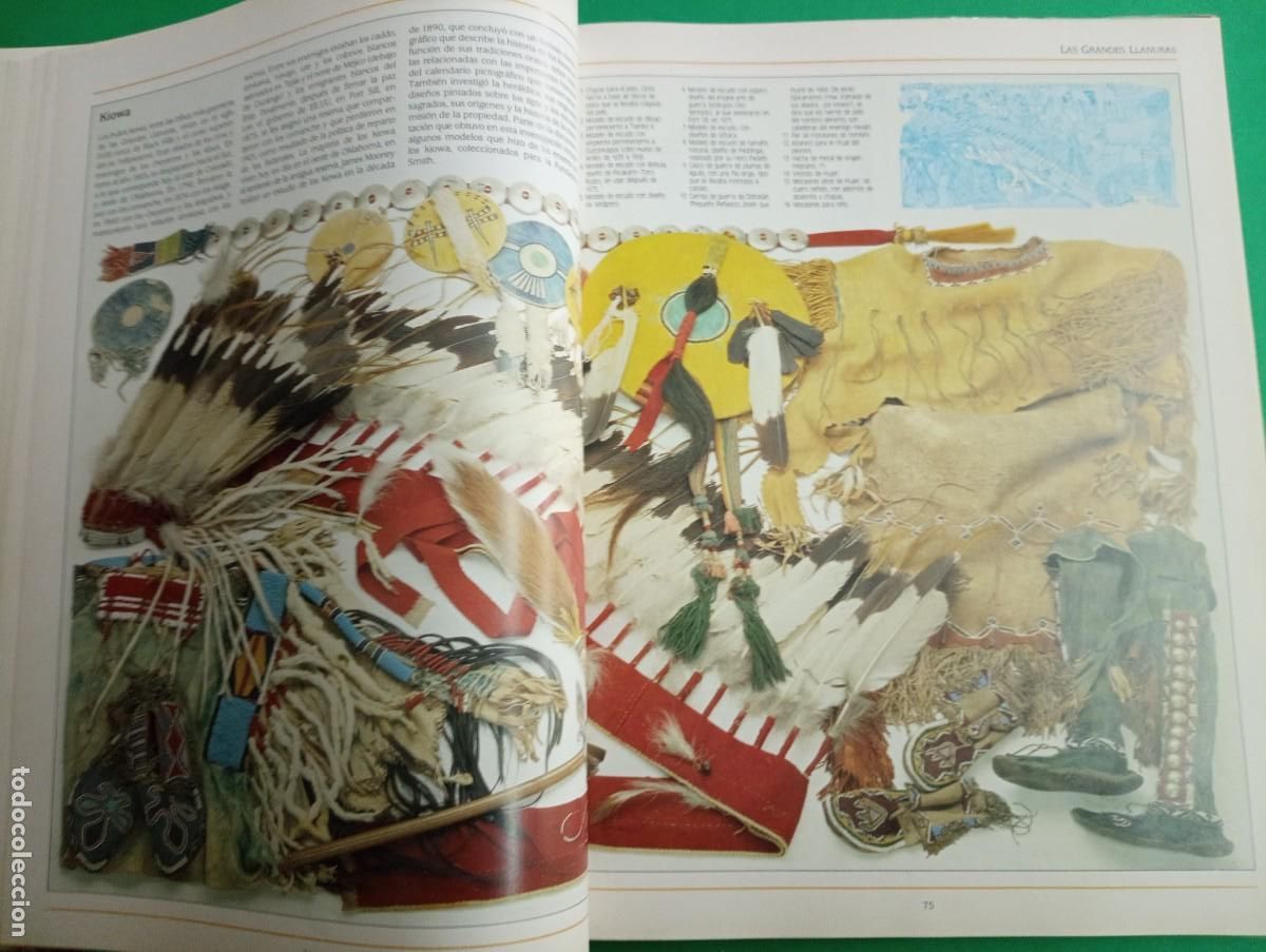 Libros de segunda mano: Antiguo libro LOS NATIVOS AMERICANOS. Indios. Madrid 1992. - Foto 13