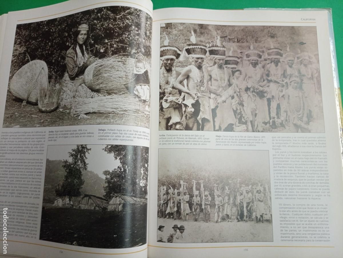 Libros de segunda mano: Antiguo libro LOS NATIVOS AMERICANOS. Indios. Madrid 1992. - Foto 17