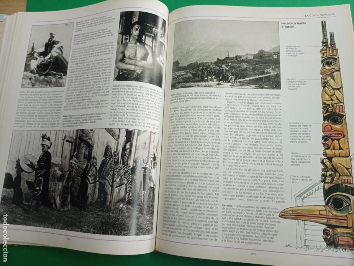 Libros de segunda mano: Antiguo libro LOS NATIVOS AMERICANOS. Indios. Madrid 1992. - Foto 19