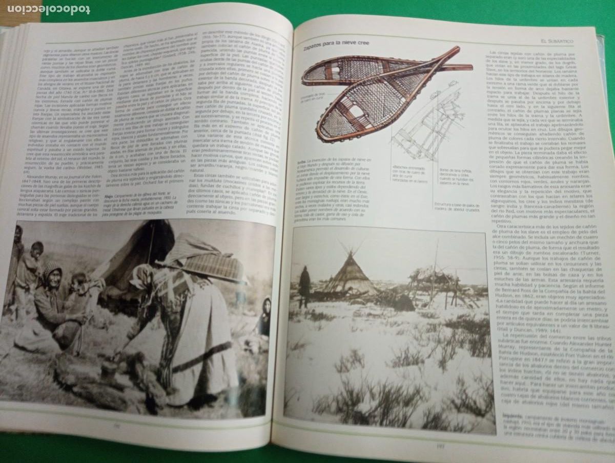 Libros de segunda mano: Antiguo libro LOS NATIVOS AMERICANOS. Indios. Madrid 1992. - Foto 21