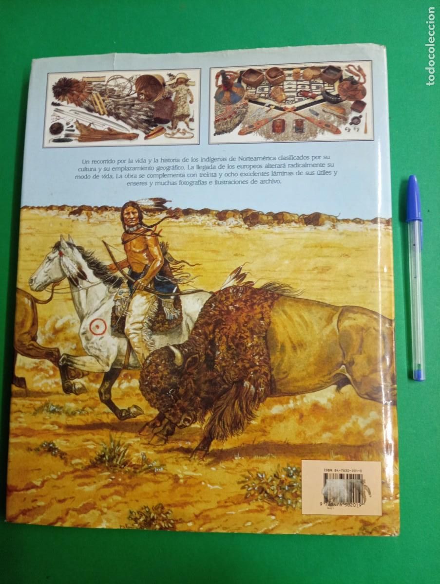 Libros de segunda mano: Antiguo libro LOS NATIVOS AMERICANOS. Indios. Madrid 1992. - Foto 24