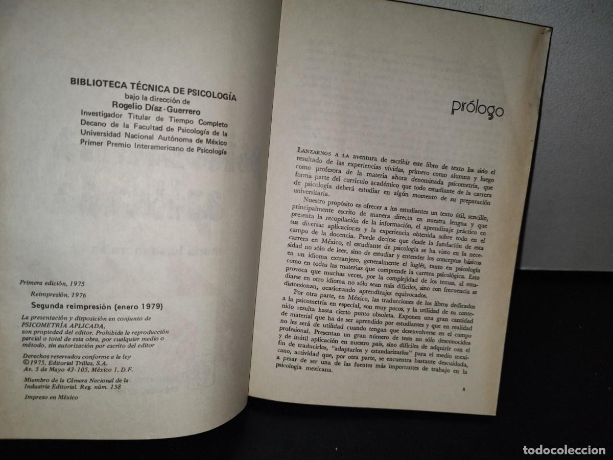 Libros de segunda mano: 76- PSICOMETR&Iacute;A APLICADA - MAR&Iacute;A LUISA MORALES - Foto 5