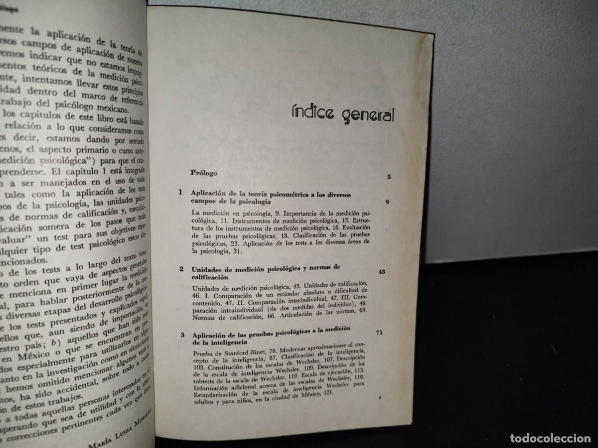Libros de segunda mano: 76- PSICOMETR&Iacute;A APLICADA - MAR&Iacute;A LUISA MORALES - Foto 6